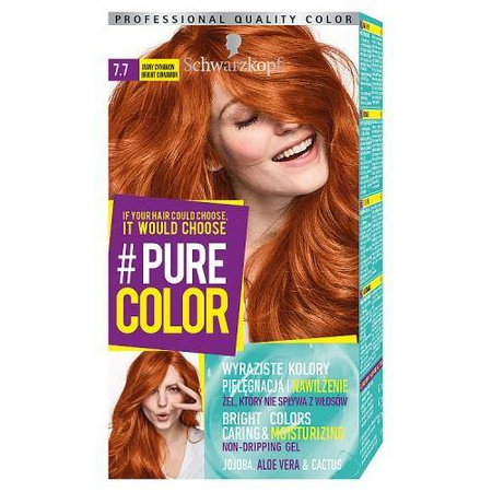 #Pure Color farba do włosów w żelu trwale koloryzująca 7.7 Jasny Cynamon