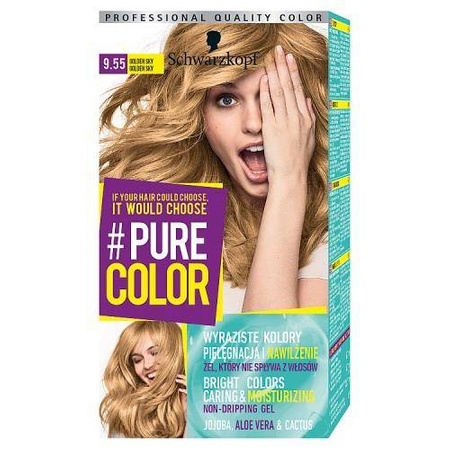 #Pure Color farba do włosów w żelu trwale koloryzująca 9.55 Golden Sky