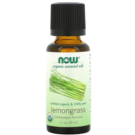 100% Olejek Lemongrass Certified Organic (30 ml)
