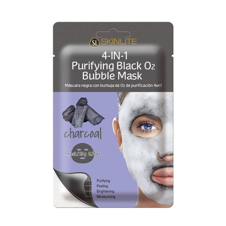 4-in-1 Purifying Black O2 Bubble Mask maska bąbelkująca w płachcie Węgiel 1szt