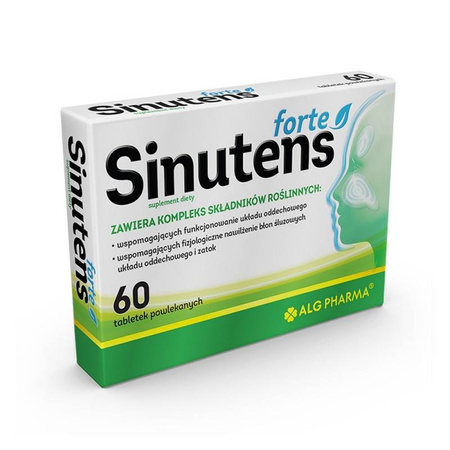 Alg Pharma – Sinutens Forte, na zatoki – 60 tabletek