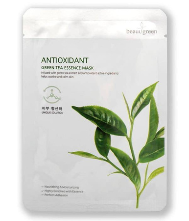 Antioxidant Green Tea Essence Mask antyoksydacyjna maseczka do twarzy Zielona Herbata 23g