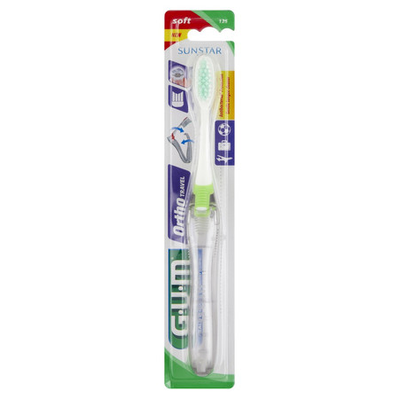 GUM Ortho Travel ortodontyczna szczoteczka podróżna 1 sztuka