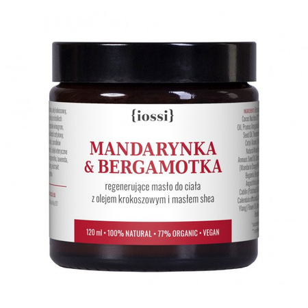 Iossi - Mandarynka i Bergamotka - masło do ciała - 120 ml 