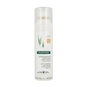 Klorane – Ultrałagodny szampon suchy z mleczkiem z owsa do włosów ciemnych – 150 ml