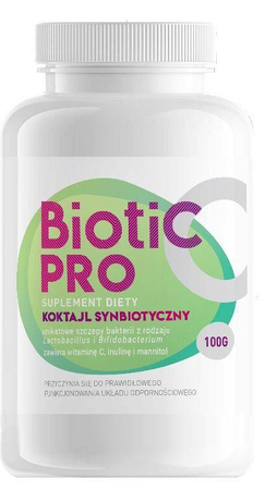 Nature Science −Biotic Pro, synbiotyk z wit. C − 100 g 