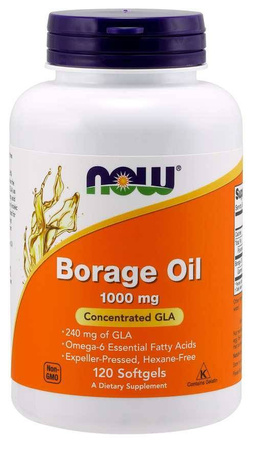 Now - Borage oil 1000 mg - 120 kaps