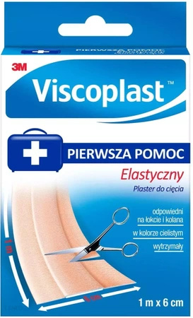 Viscoplast − Elastyczny plaster 1mx6cm (5 odcinków) 1szt.