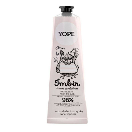 Yope - Krem do rąk. Imbir & Drzewo sandałowe - 100 ml